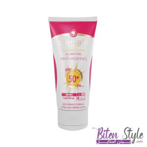 کرم ضد آفتاب و ضد چروک سان سیف SPF50 حجم ۵۰ml