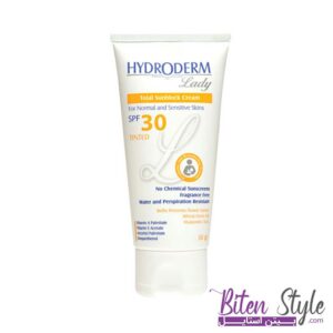 کرم ضد آفتاب گیاهی رنگی لیدی Spf30 هیدرودرم 50ml