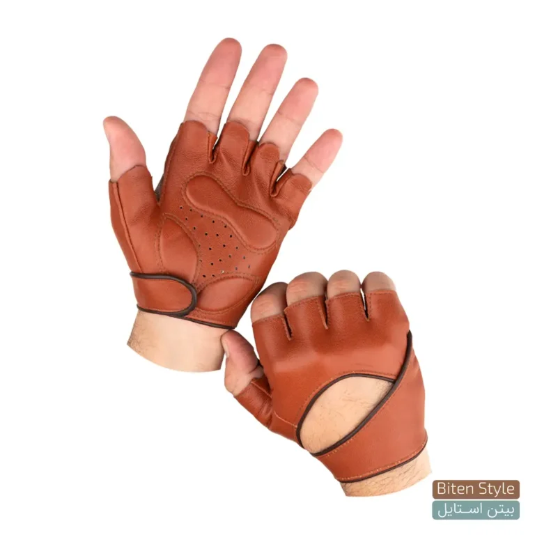 دستکش چرم اسپرت مردانه مدل آزاد