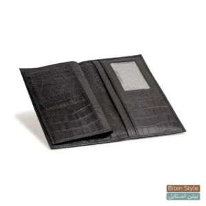 کیف پول کتی چرم طبیعی مردانه