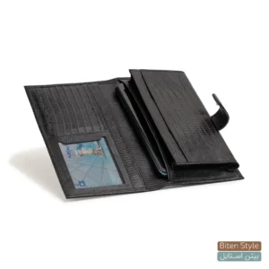 کیف پول کتی چرم طبیعی مردانه