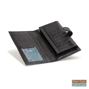 کیف پول کتی چرم طبیعی مردانه